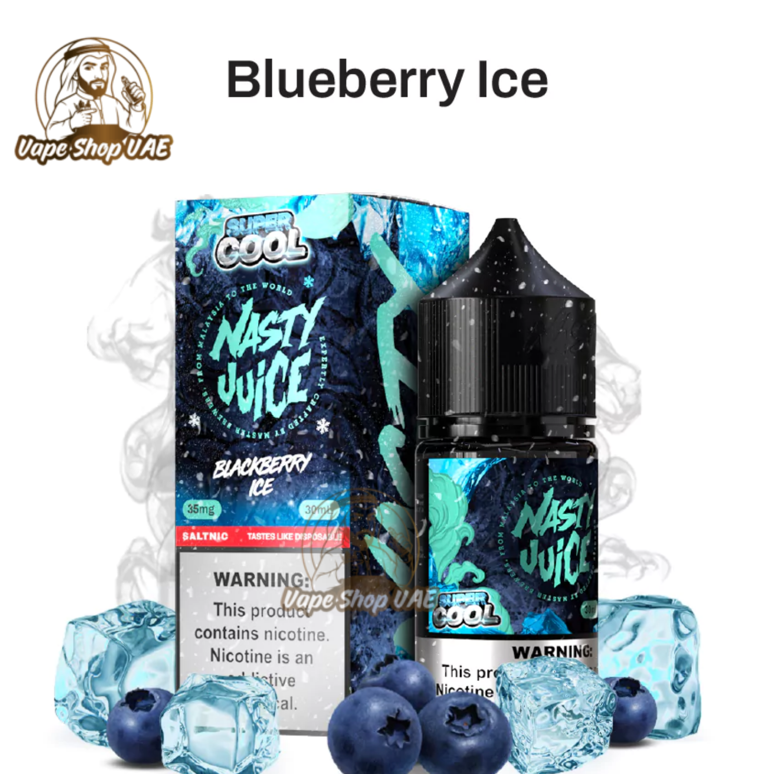 Nasty Super Cool 30ml salt nicotine e-liquid in UAE