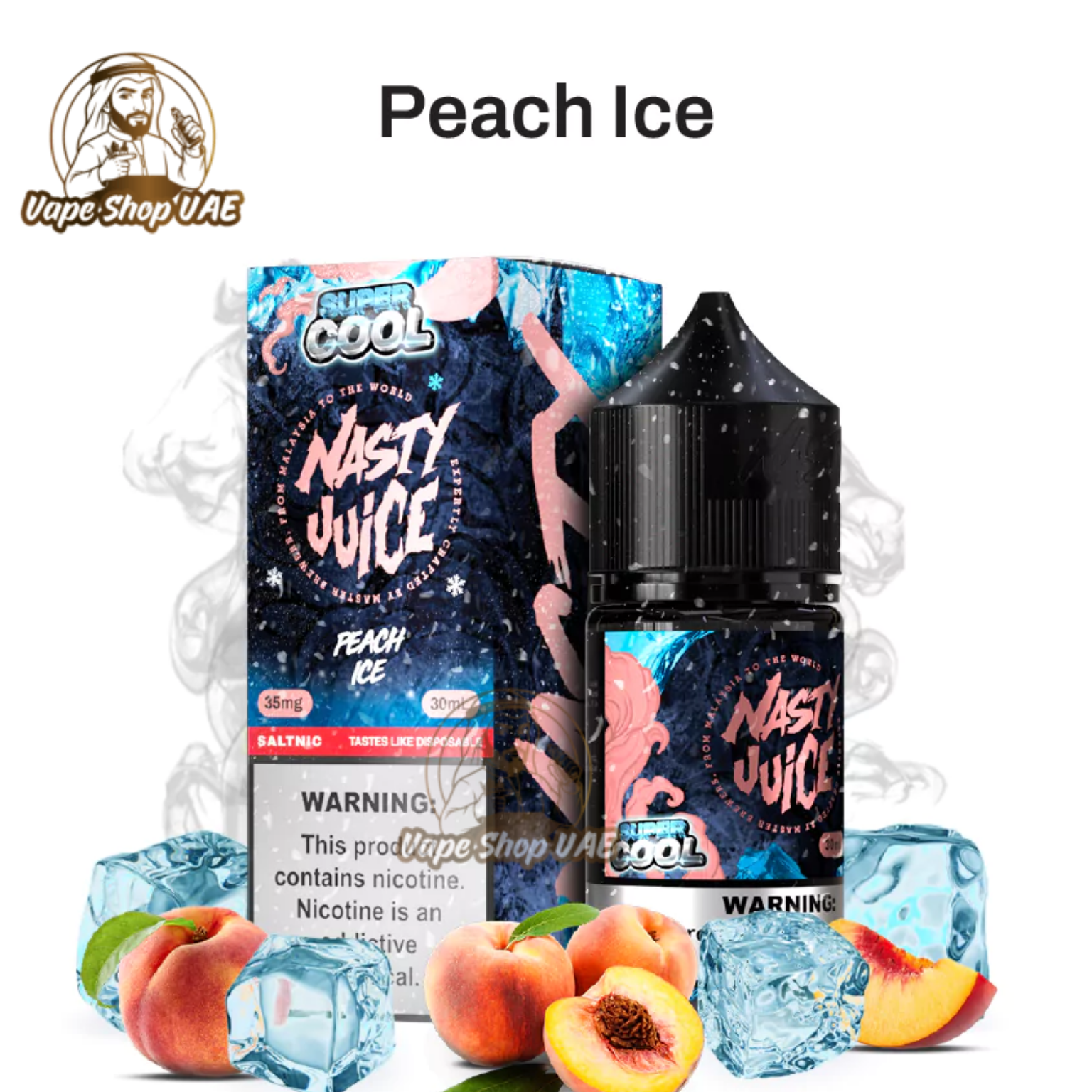 Nasty Super Cool 30ml salt nicotine e-liquid in UAE