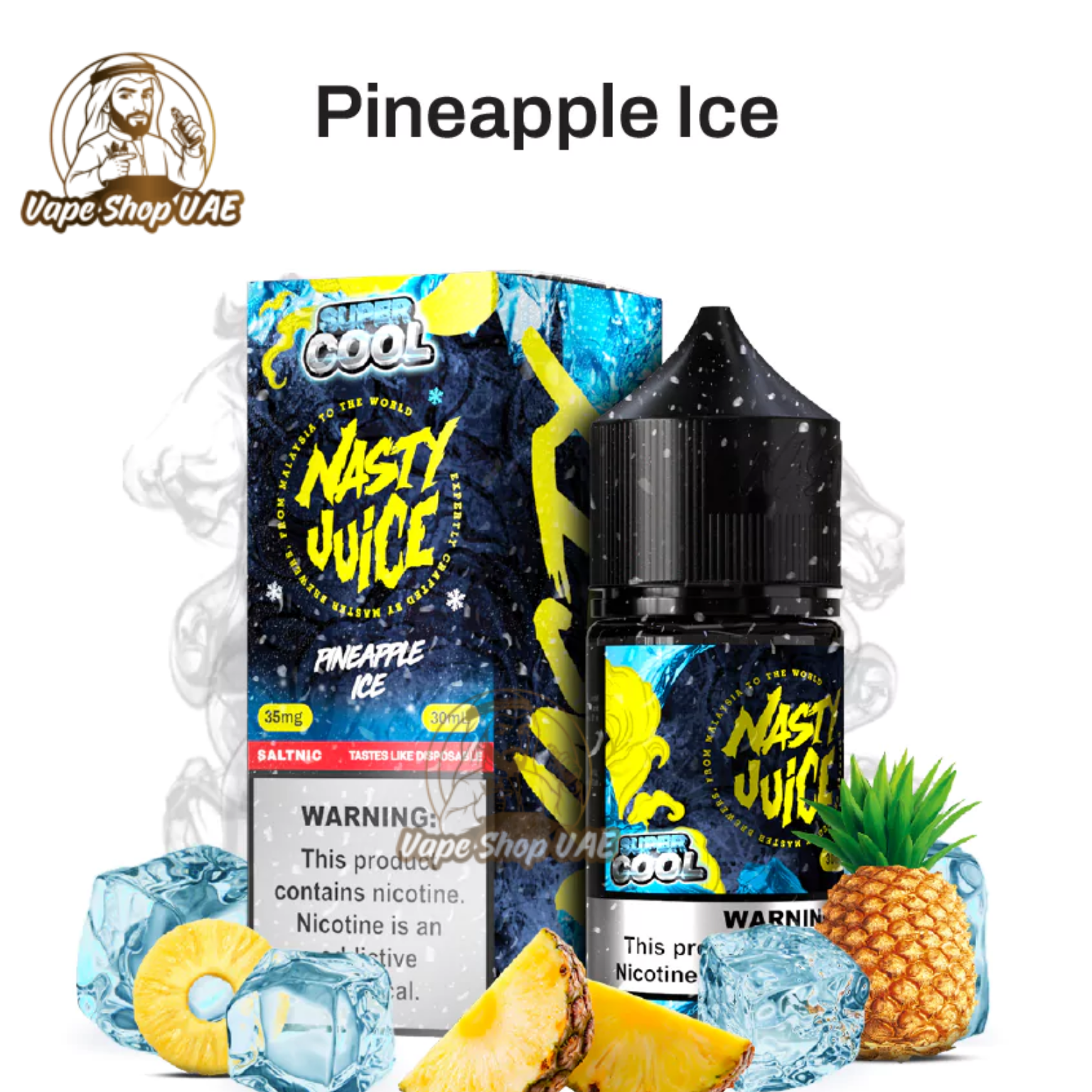 Nasty Super Cool 30ml salt nicotine e-liquid in UAE