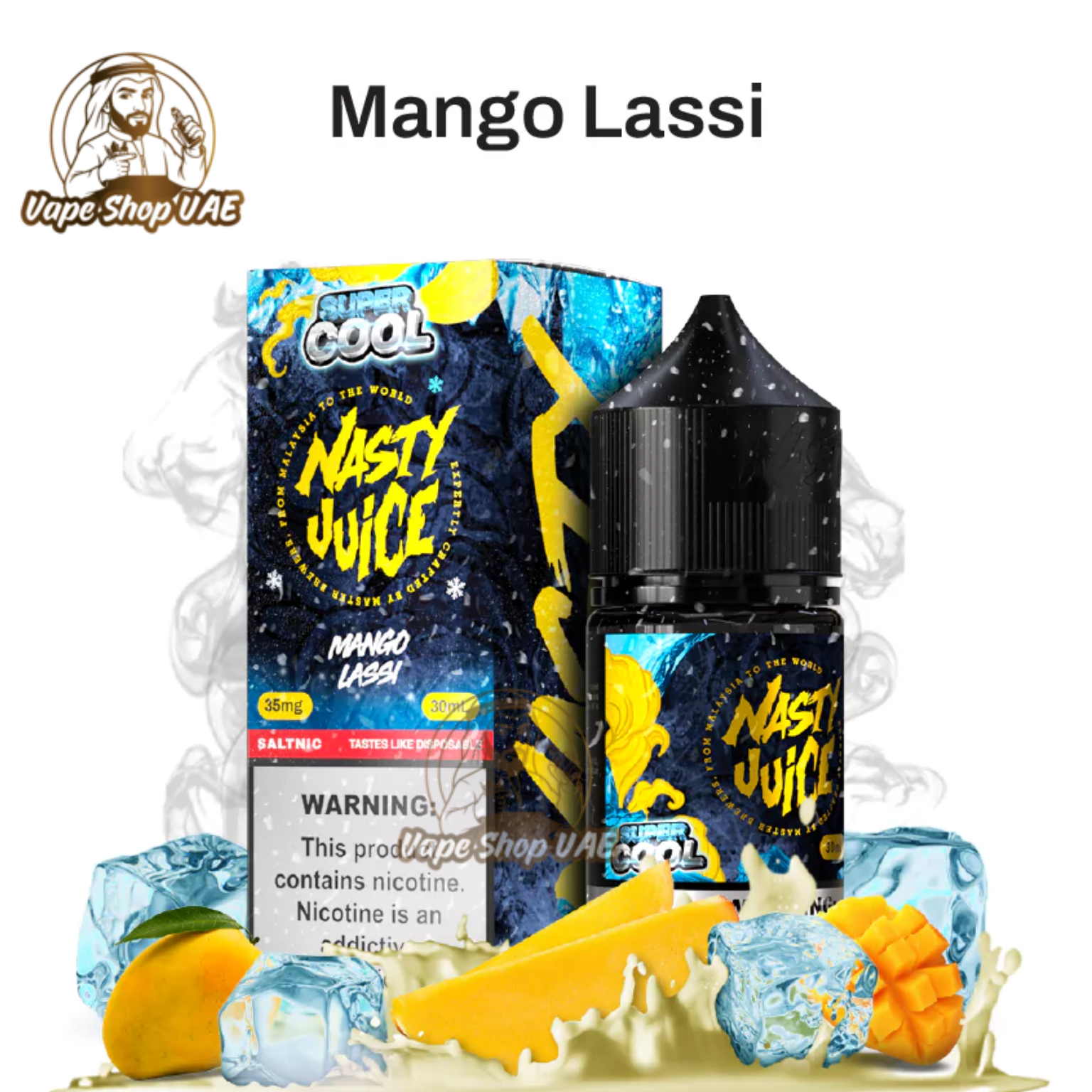 Nasty Super Cool 30ml salt nicotine e-liquid in UAE