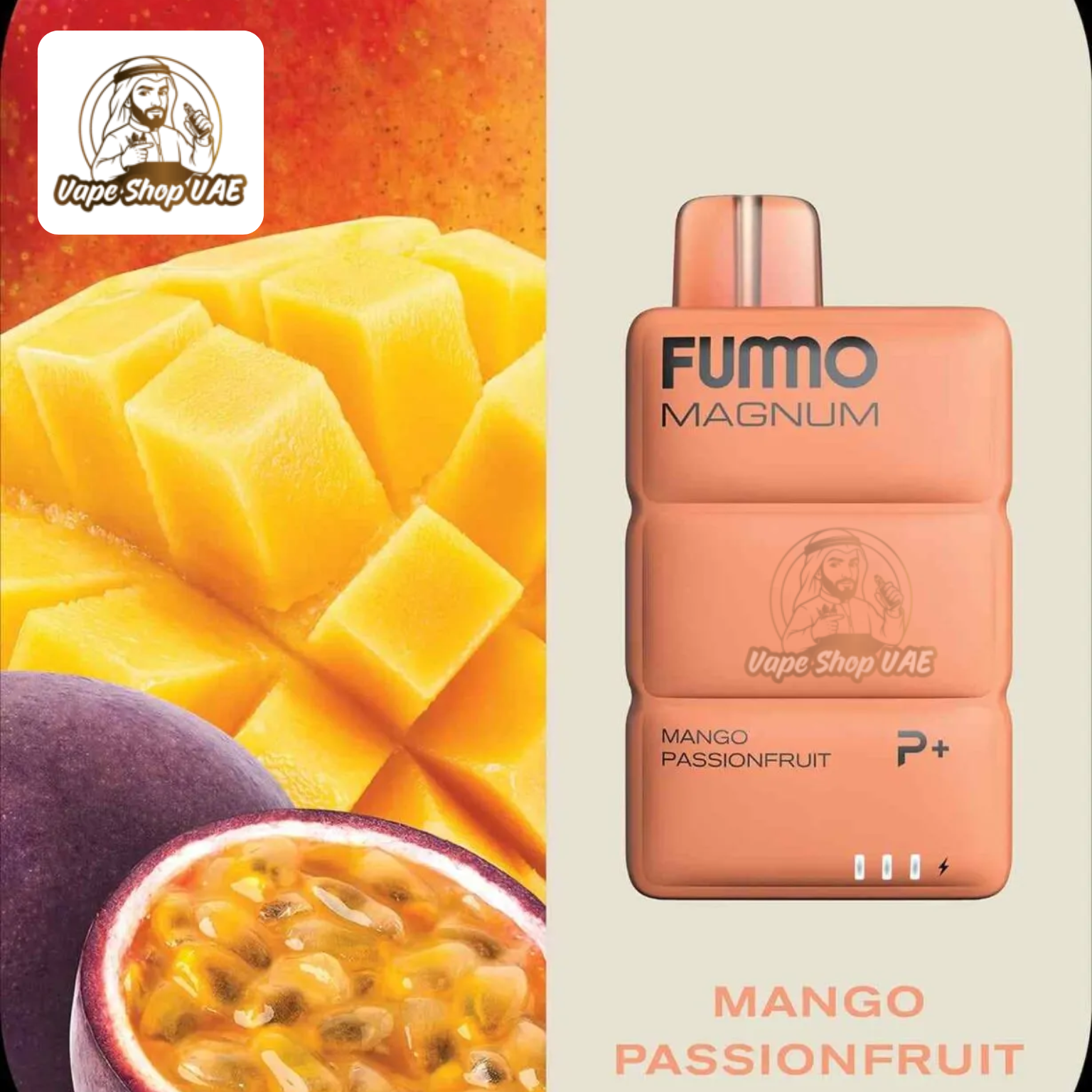 Fummo Magnum 8000 Puffs disposable vape with 20mg nicotine salt in UAE
