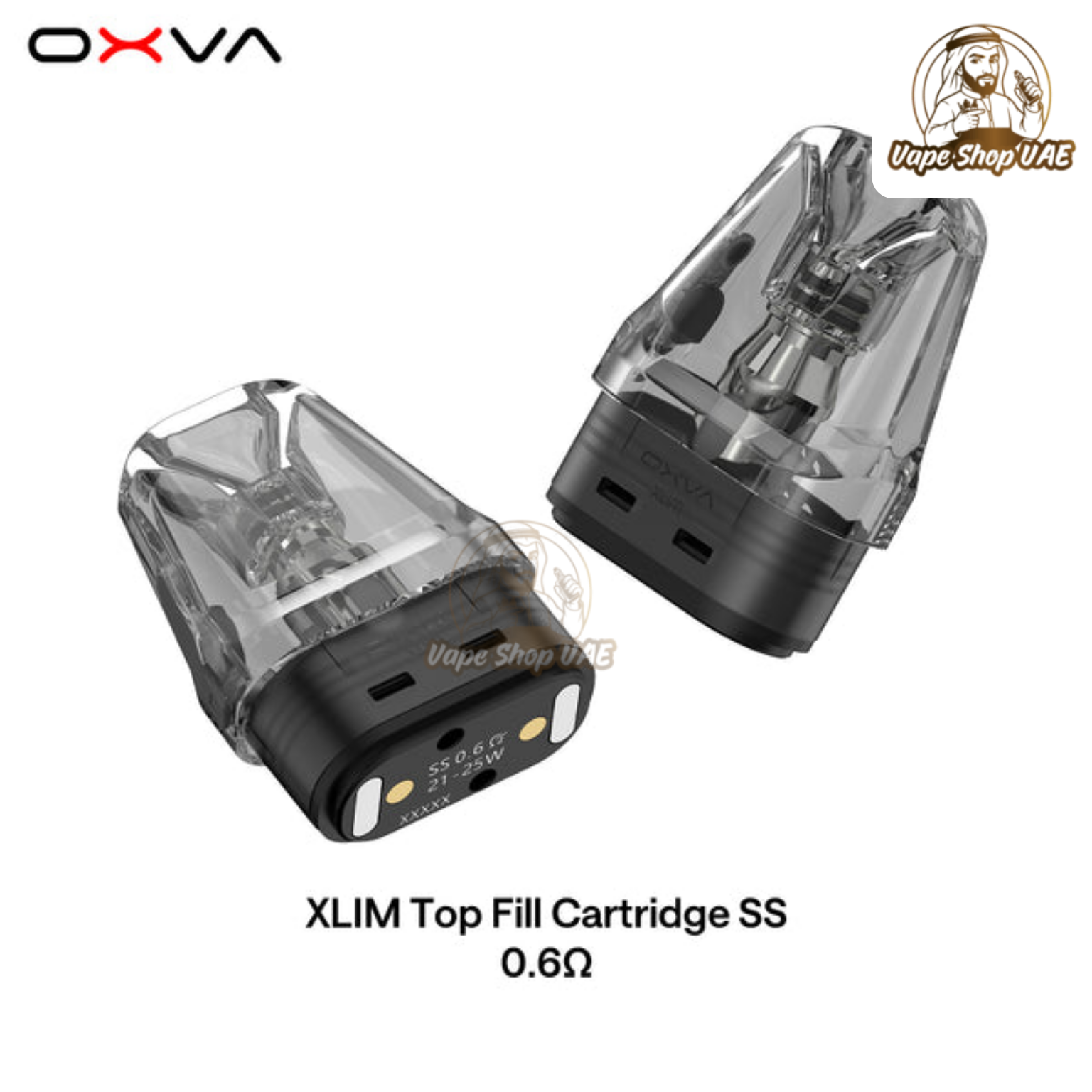 OXVA XLIM SS POD 2 ML Top Fill cartridge
