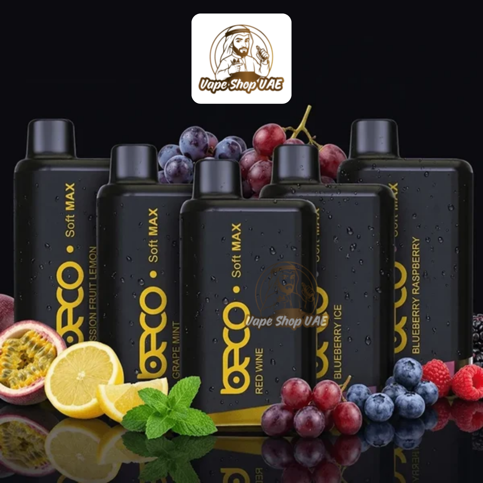 BECO SOFT MAX 12000 Puffs disposable vape with 2% nicotine in UAE