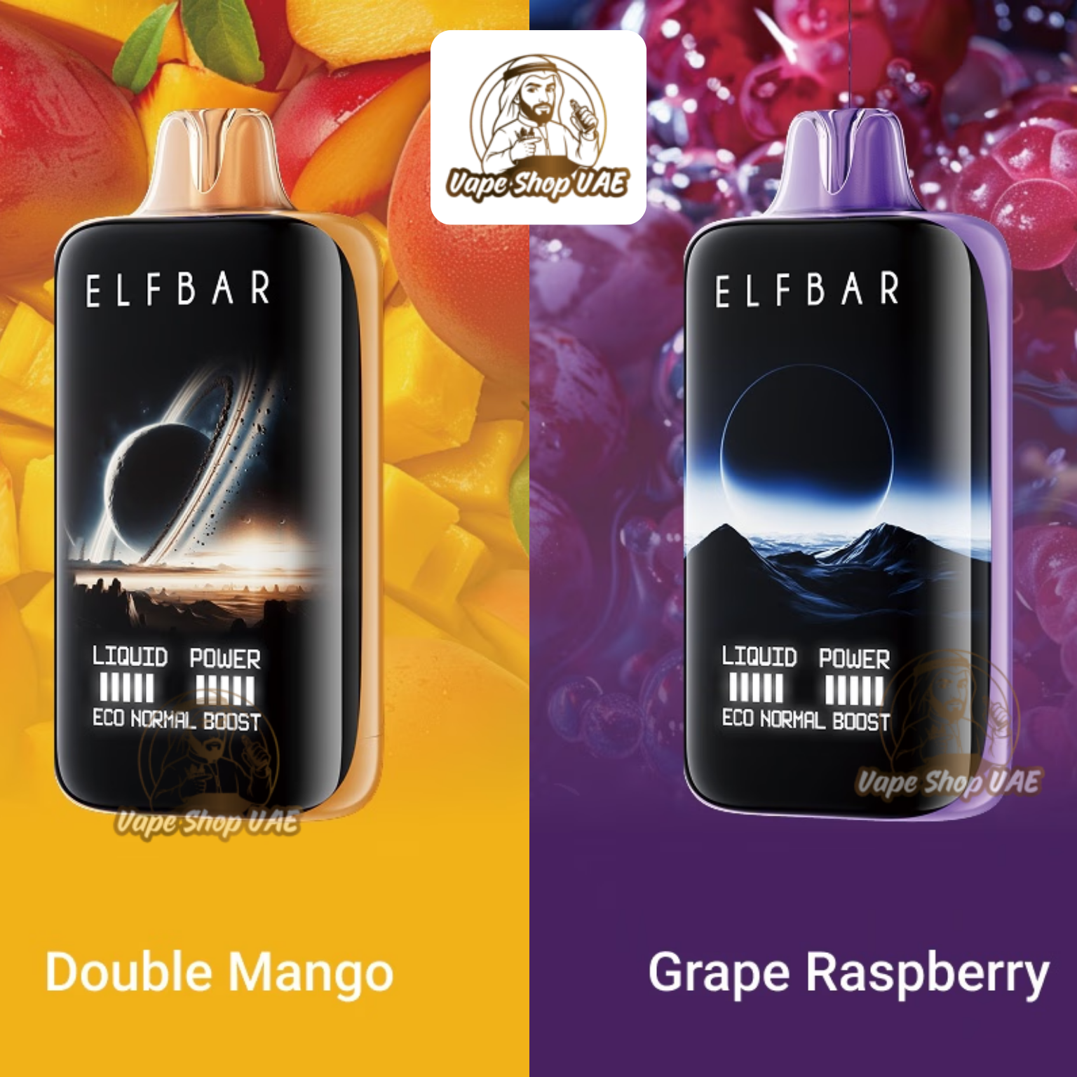 ELFBAR Moon Night 40000 Puffs 5% nicotine rechargeable vape in UAE