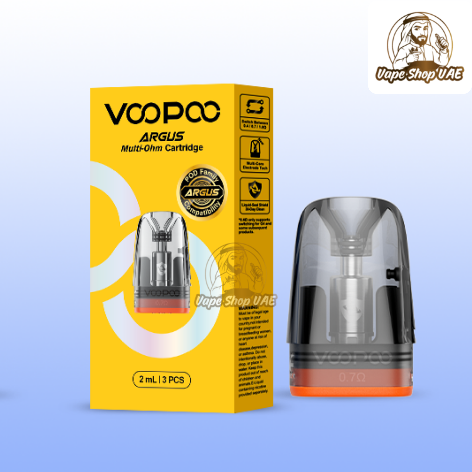 VOOPOO ARGUS Multi Ohm Cartridge 3.5 ML
