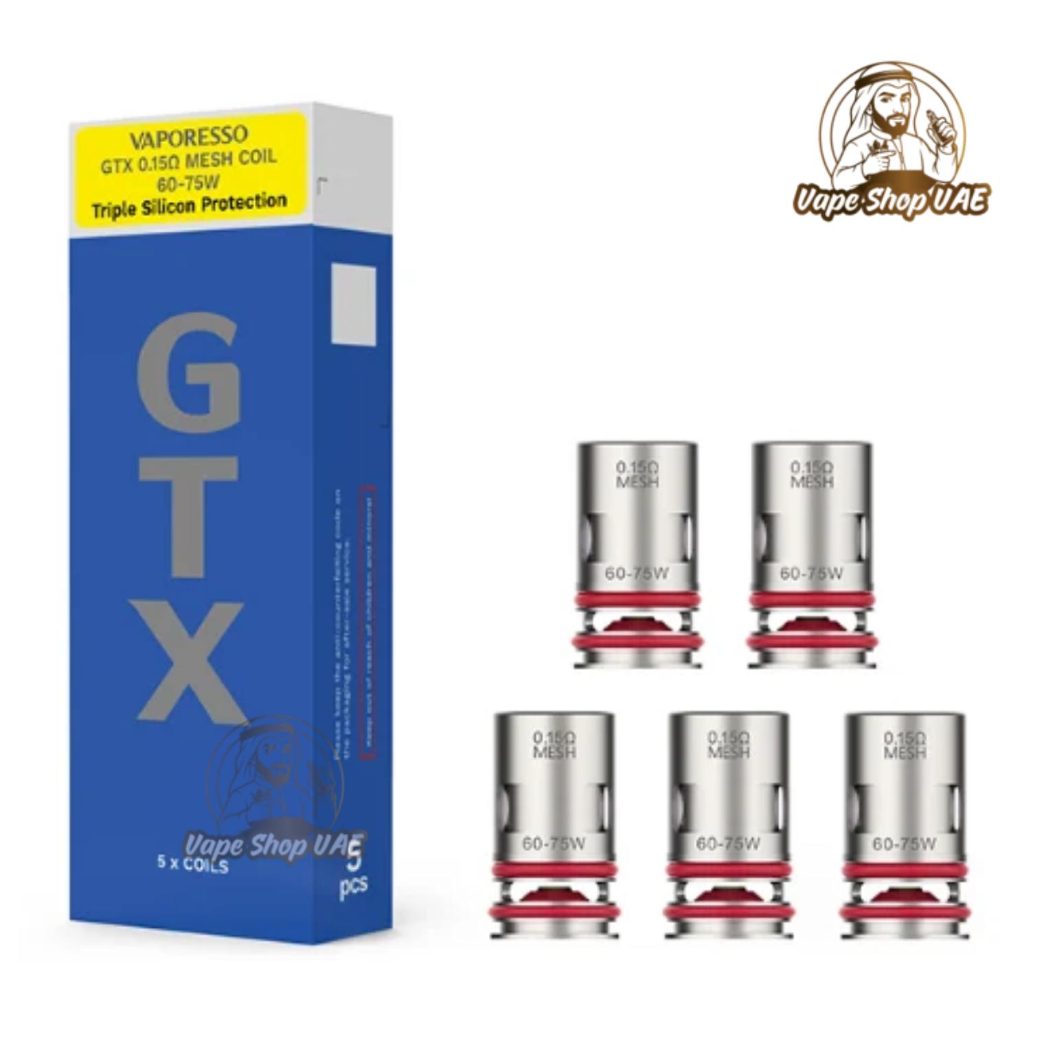 Vaporesso GTX Mesh Coil 5pcs replacement coils in UAE