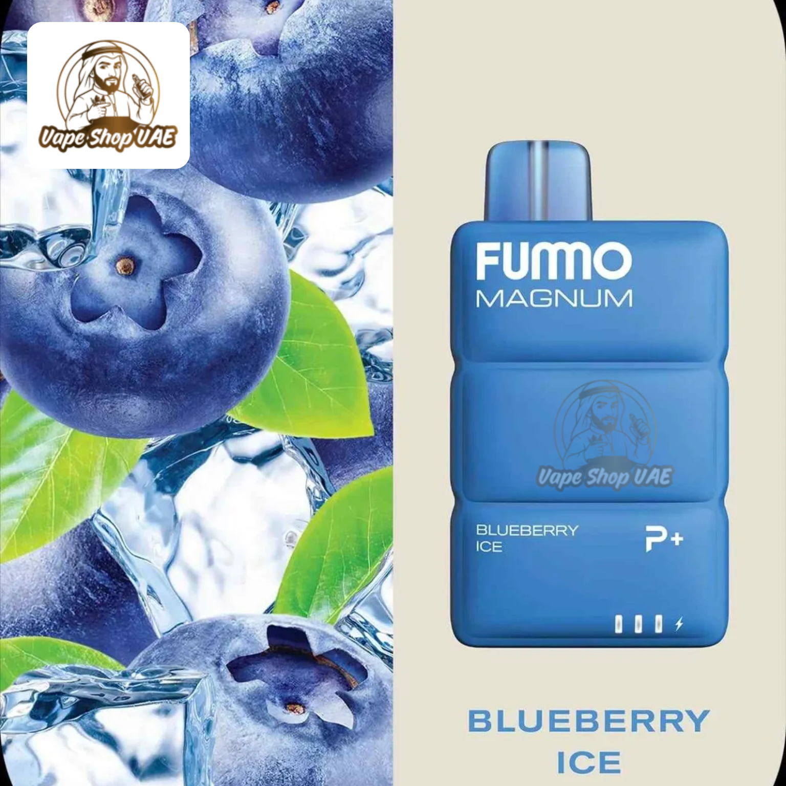 Fummo Magnum 8000 Puffs disposable vape with 20mg nicotine salt in UAE