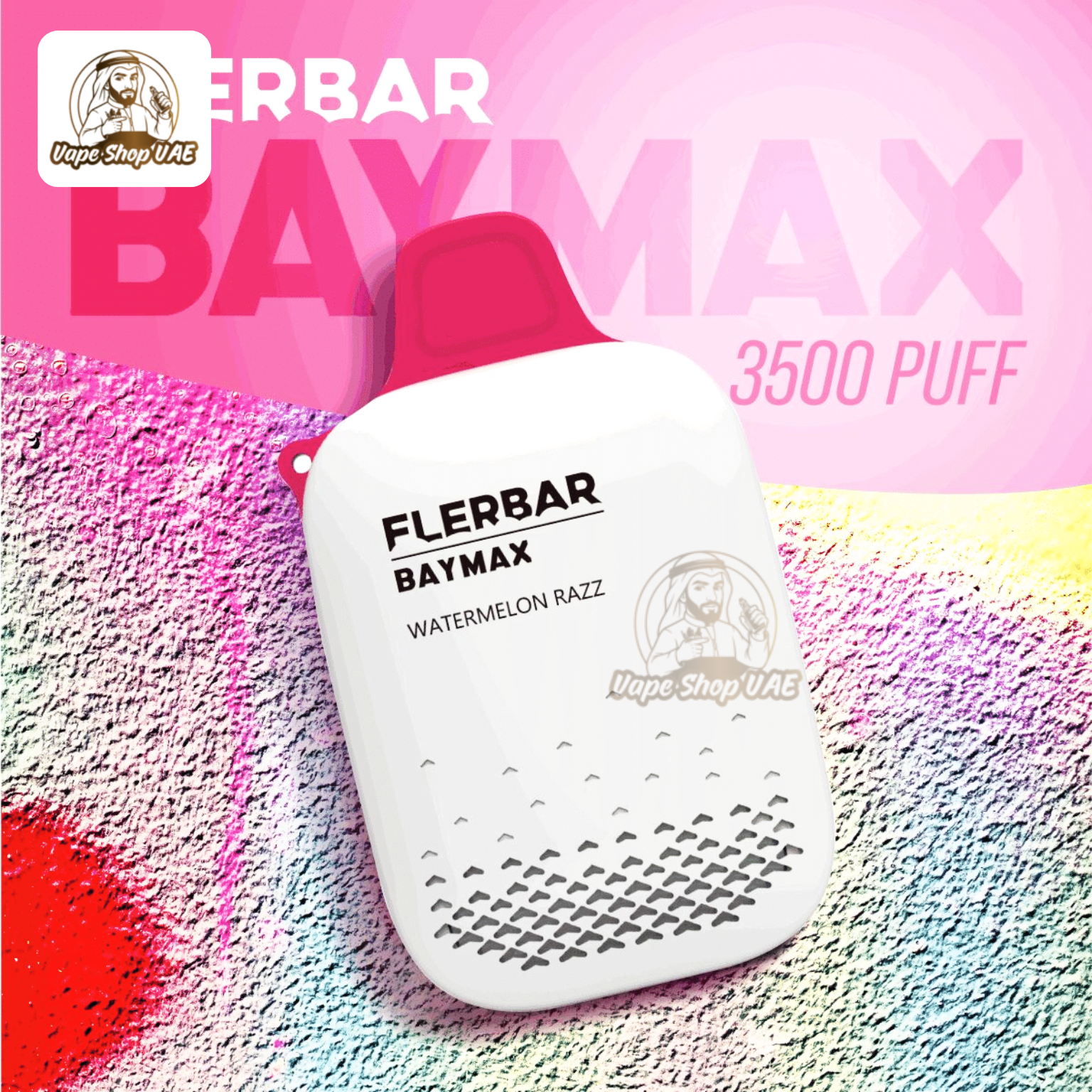 Flerbar Baymax 3500 Puffs zero nicotine vape device