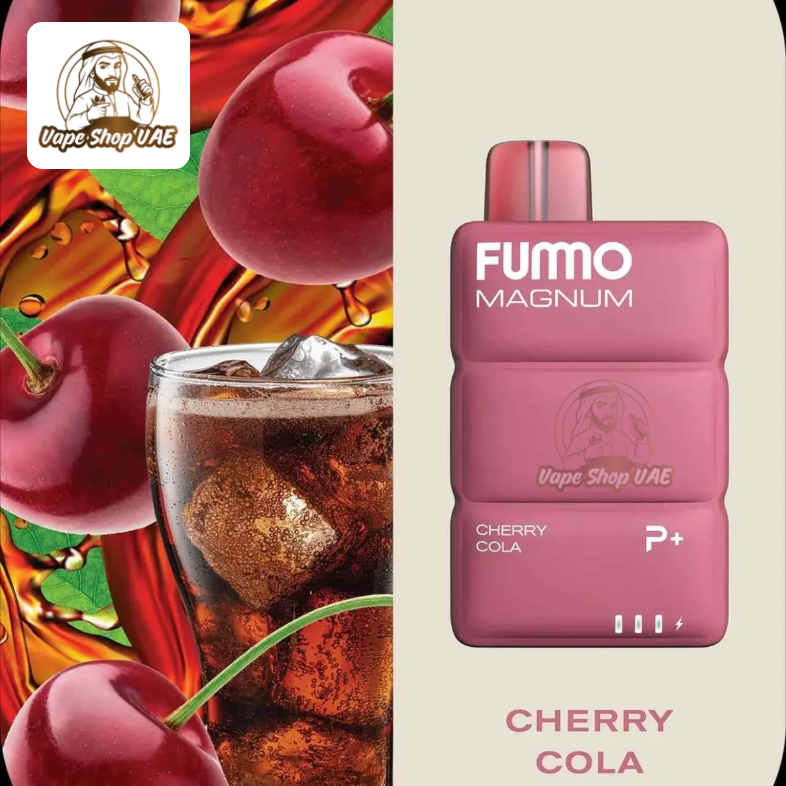 Fummo Magnum 8000 Puffs disposable vape with 20mg nicotine salt in UAE