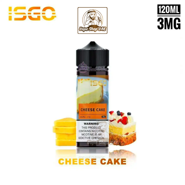 Isgo 120ml E-Liquid 3mg in UAE